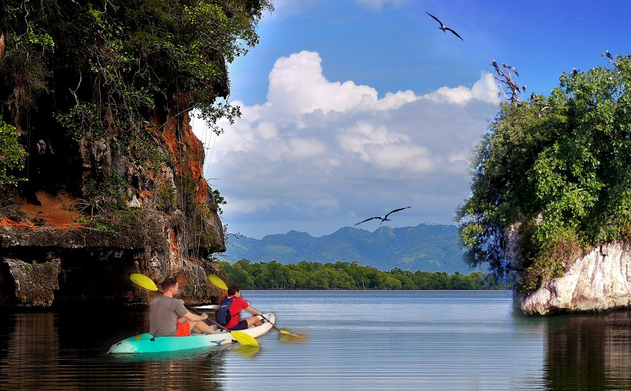 Kayaking in Los Haitises with Tour guide from Caño Hondo 2 Hours