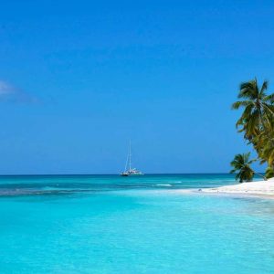 Isola di Saona Giornata intera per piccoli gruppi Catamarano VIP