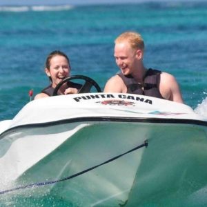 Punta Cana: Avventura in motoscafo e snorkeling con pickup