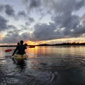 Caño Hondo: escursione privata in kayak a Los Haitises all'alba o al tramonto con gli abitanti del luogo
